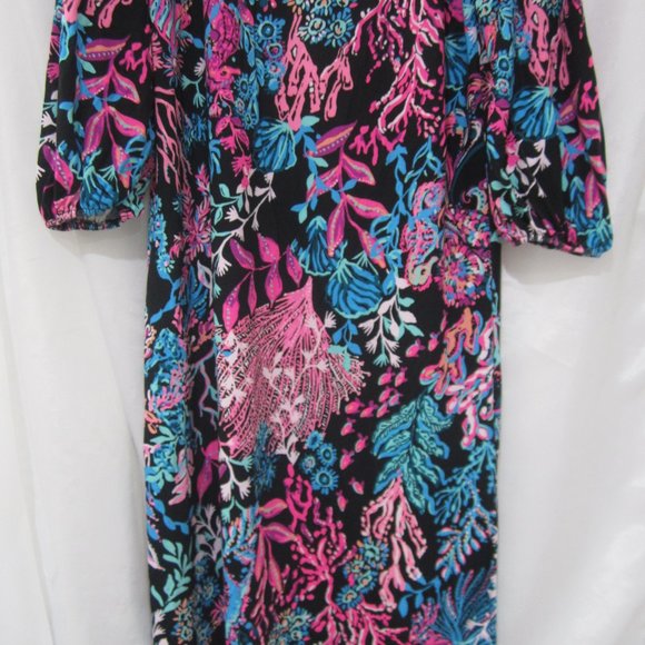 Lilly Pulitzer S Shae Knee Length Dress Belted - Picture 4 of 9